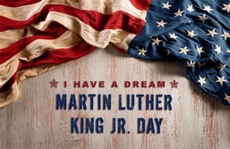 Happy Martin Luther King Day Concept. American Flag Againt Old Wooden Background Stock Photo ...