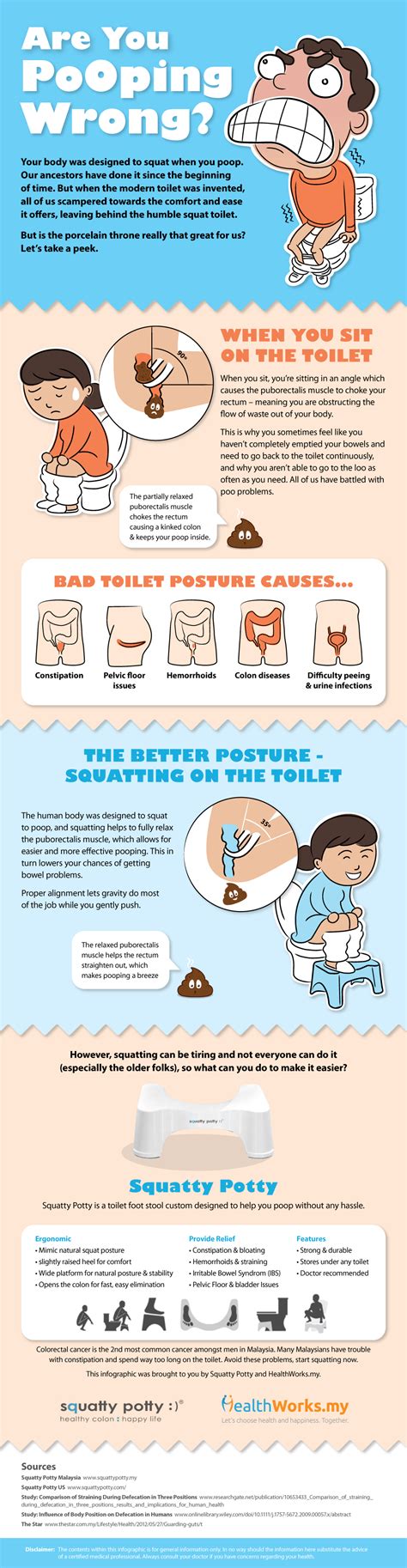 [Infographic] Get Off Your Butt While Pooping – HealthWorks Malaysia