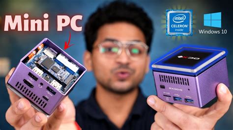 Worlds Smallest 4K Mini PC 🤯 | 8GB RAM + 256 GB M.2 SSD 🚀🚀 | Intel ...