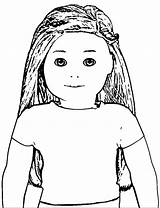 American Girl Coloring Pages  Best For Kids sketch template