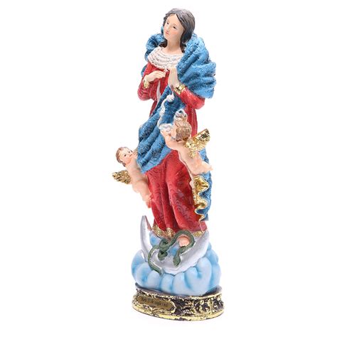 Our Lady Undoer of knots 32.5 cm resin statue | online sales on HOLYART.com