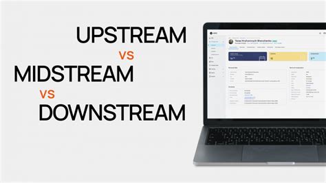 Difference between Upstream, Midstream and Downstream software