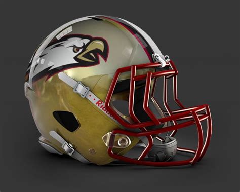 Concept Helmet - Boston College | Football helmet design, College football helmets, Football helmets