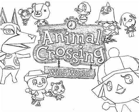 48+ Free Printable Animal Crossing Coloring Pages