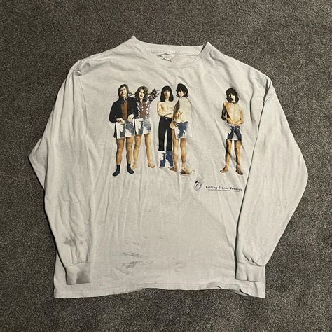 authentic 2011 rolling stones merch visibly dingy,... - Depop