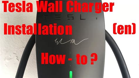 Tesla Wall Charger Installation