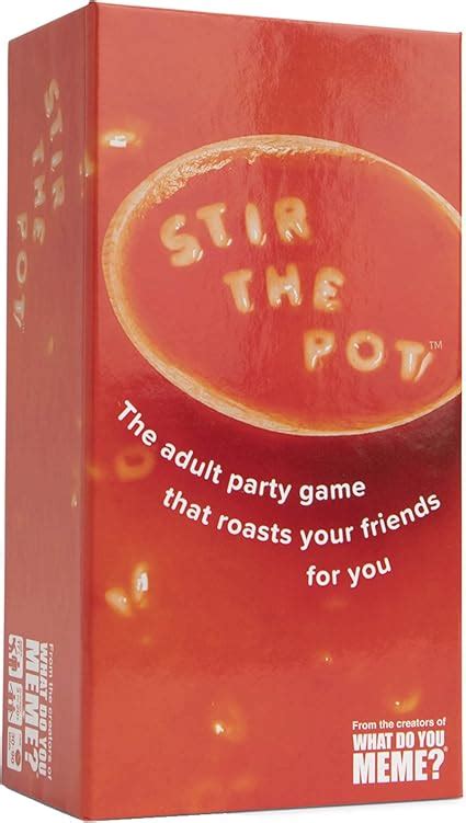 Amazon.com: WHAT DO YOU MEME? Stir The Pot - The Party Game That Roasts Your Friends - Adult ...