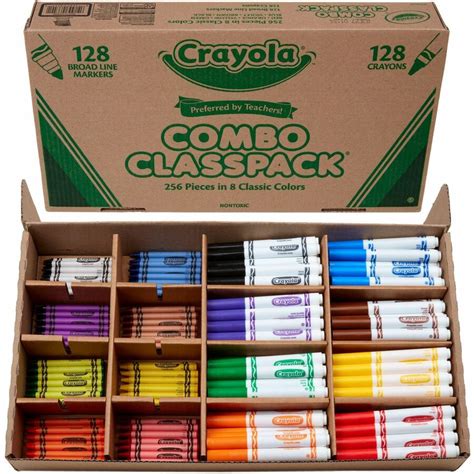 Bulk School Supplies Crayola Crayons/Markers Classpack CYO523349