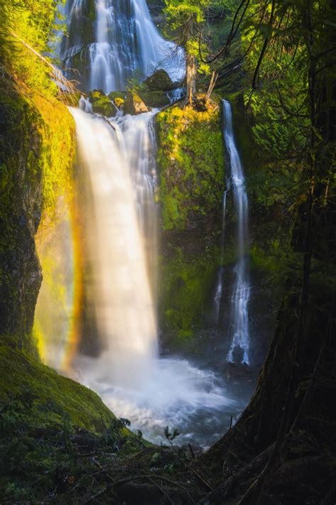 One of the most beautiful waterfalls I've ever seen, in Gifford Pinchot ...