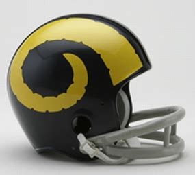 1949 Los Angeles Rams Throwback Mini Helmet_20063897