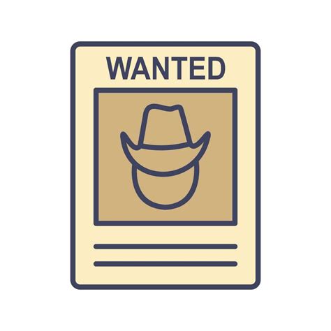 Wanted Poster Vector Icon 23931349 Vector Art at Vecteezy