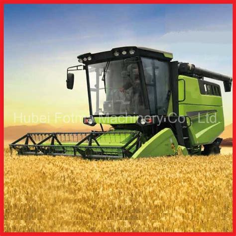 3500mm Cutting Width Large Full Feeding Wheat Combine Harvester Machine (4LZ-8B) - Harvester ...