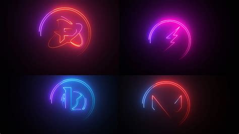 After Effects Neon Logo Reveal Intro Template #60 Free Download – RKMFX