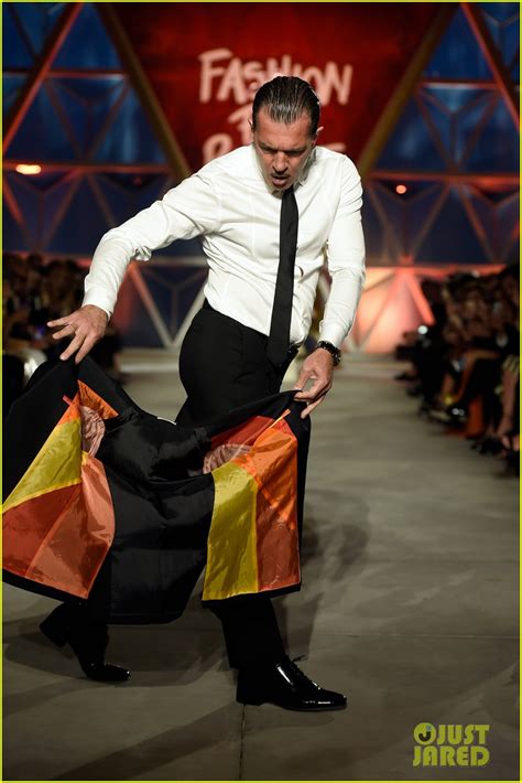 Photo: antonio banderas hits fashion for relief runway like a matador 01 | Photo 3903297 | Just ...