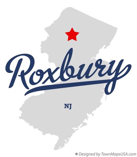 Map of Roxbury, NJ, New Jersey