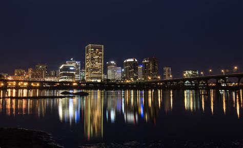 Richmond Virginia skyline Photograph by Stacy Abbott