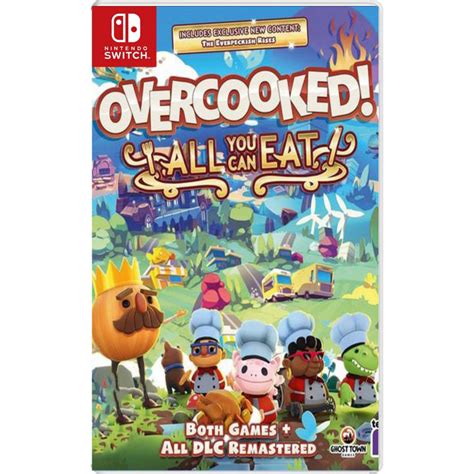 Nintendo Switch Game Overcooked! 1 & 2 and Overcooked ! All You Can Eat ...