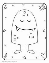 27 Free Monster Coloring Pages For Kids sketch template