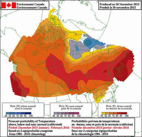 40% chance of 'above normal' temps for Windsor this winter | CBC News