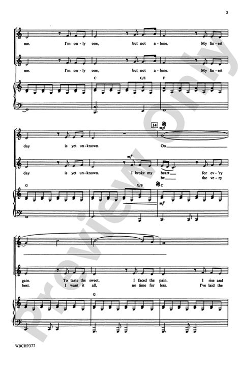 One Moment in Time: 2-Part Choral Octavo: Albert Hammond - Digital Sheet Music Download