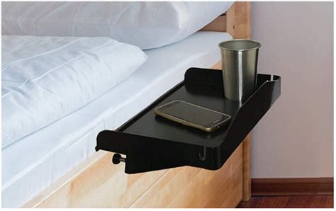 Floating Bedside Shelf - Secure and Stylish Attached Table