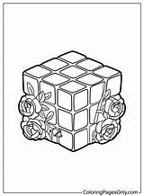 30  Rubiks Cube Coloring Pages Free Printable PDF & Online Coloring sketch template