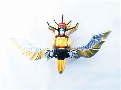 Power Rangers Yellow Eagle Zord Wild Force Deluxe Megazord