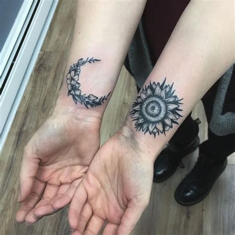 50 Meaningful and Beautiful Sun and Moon Tattoos - KickAss Things ...