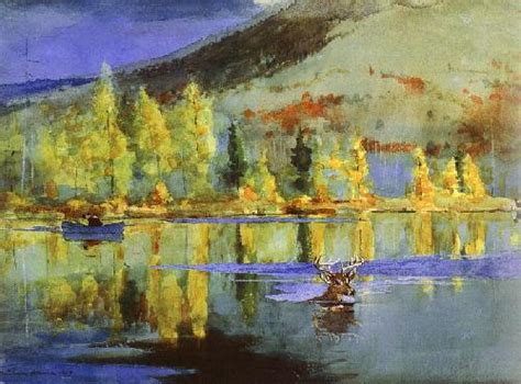 Winslow Homer Adirondacks Watercolors Paintings