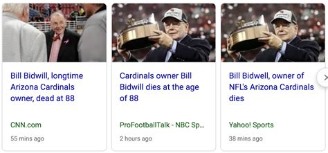 free to find truth: 63 88 115 162 | Death of Bill Bidwell, Arizona Cardinals owner, October 2, 2019