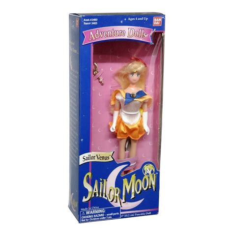 Sailor Moon Vintage Doll Bandai 1995 - Adventure Dolls Sailor Venus ...