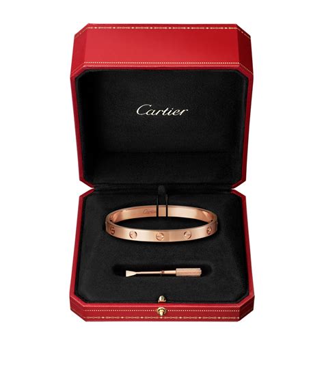 Cartier Rose Gold LOVE Bracelet | Harrods UK