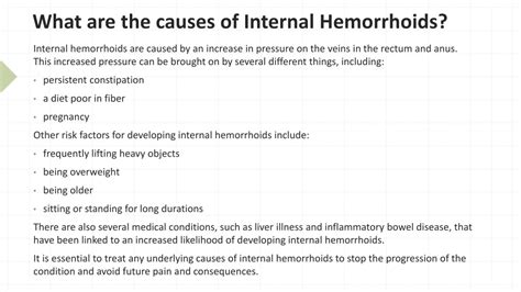 PPT - Internal Hemorrhoids – Causes and Risk Factors PowerPoint ...