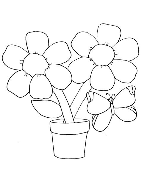 Flowers Coloring Pages