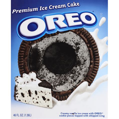 Carvel Oreo Premium Ice Cream Cake Made with Oreo Cookies and Vanilla Ice Cream (32.51 oz ...