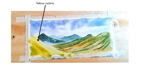 Simple Watercolor Mountain Tutorial for Beginners - My Art Aspirations