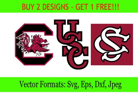 South Carolina Gamecocks SVG File – Vector Design in, Svg, Eps, Dxf ...