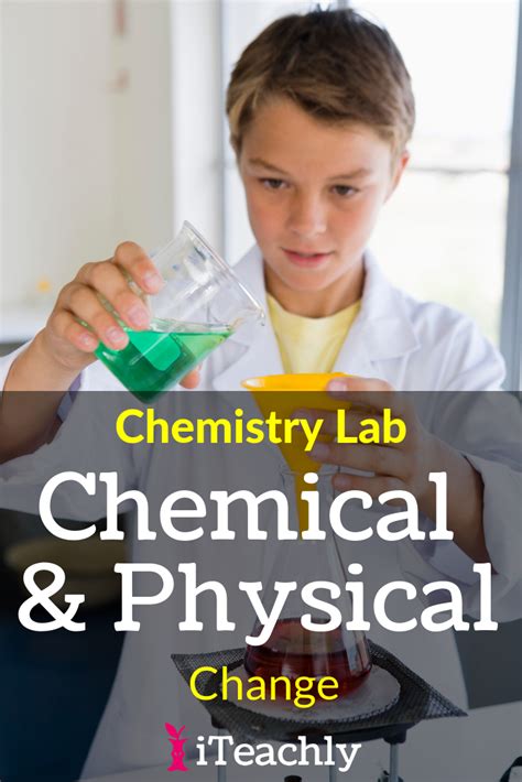 Chemical and Physical Changes Lab ⋆ iTeachly.com