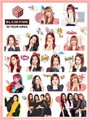 Buy Blackpink Sticker Blackpink Stickers Decal Lisa Rose Jisoo Jennie Cute Stickers for Laptop ...