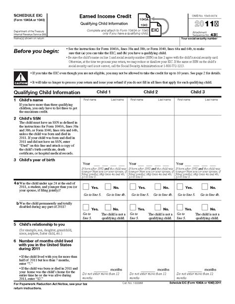 Irs Earned Income Worksheet 2023