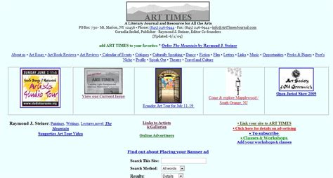 ART TIMES Literary Journal and Resource for the Fine and Performing ...