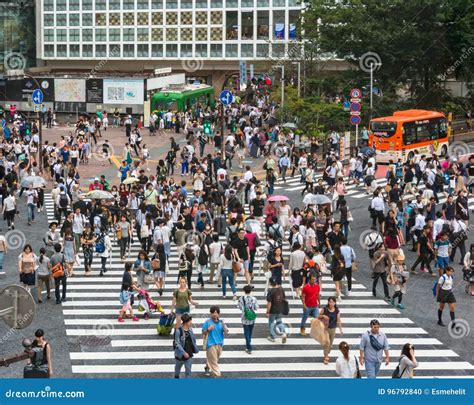 Aerial View on Famous Shibuya Crossing in Tokyo Editorial Image - Image of editorial, authentic ...