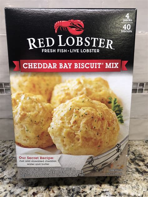 Red Lobster Cheddar Bay Biscuit Mix 4 pk./2 lbs. Makes 40 biscuits | eBay