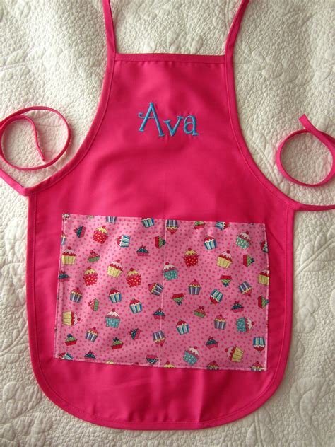 Personalized Kids Apron Custom Monogrammed Children's