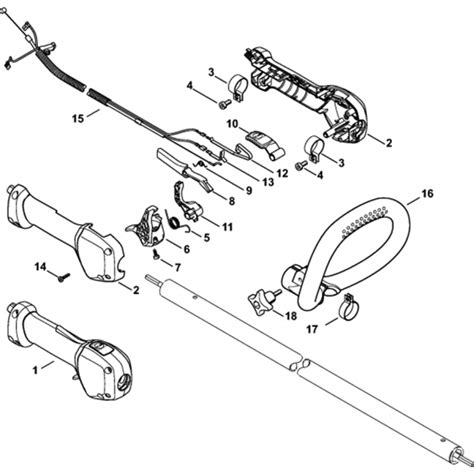 Handle Assembly for Stihl FC 91 / FC 96 Lawn Edger | L&S Engineers