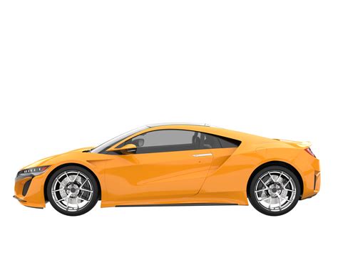 Sport car isolated on transparent background. 3d rendering - illustration 19392454 PNG