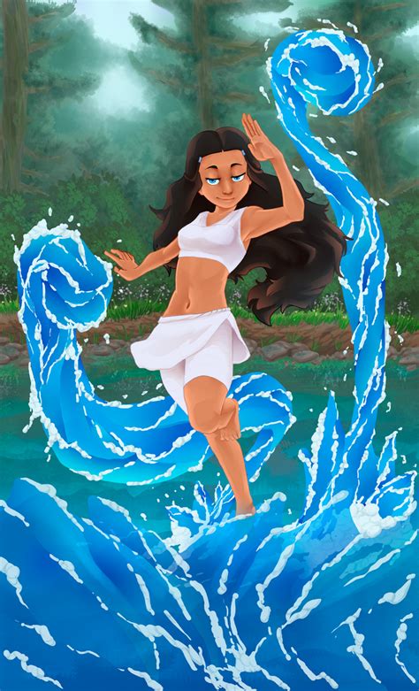 Katara, Waterbender by aileri on DeviantArt