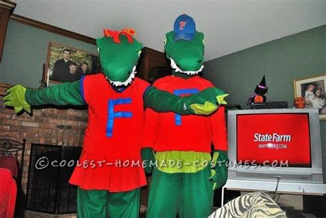 Homemade Florida Gators Mascot Couple Costumes