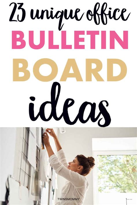 23 Unique Bulletin Board Ideas for Your Home Office - Twins Mommy