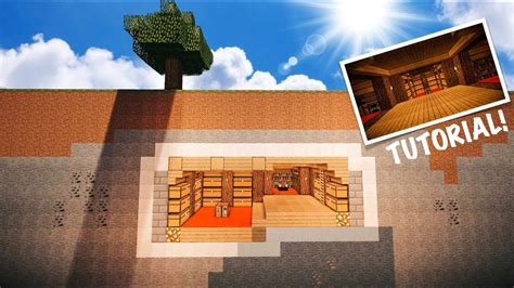 Minecraft Underground Base Tutorial #1 - YouTube